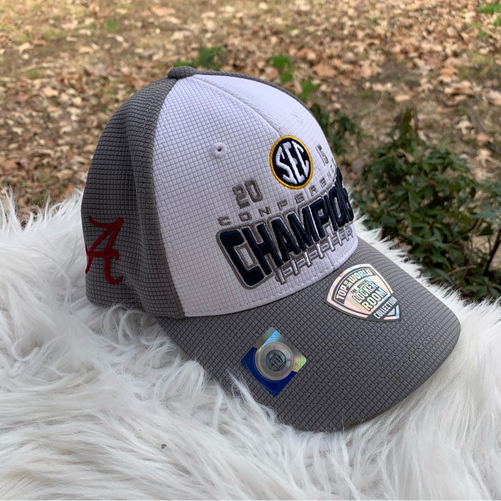 Alabama Crimson Tide Hat Cap SEC 2015 Champions One Size Hat
